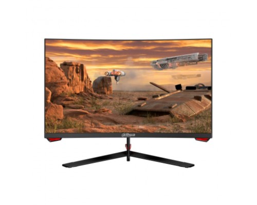 (DHI-LM24-E230C-A5-V2) DAHUA MONITOR GAMING CURVO 24" FHD ELED / 1920*1080 / 300CD/M2 / 165HZ / H178/V178 / WIDE COLOR GAMUT / HDMI×2 / DP / AUDIO OUT