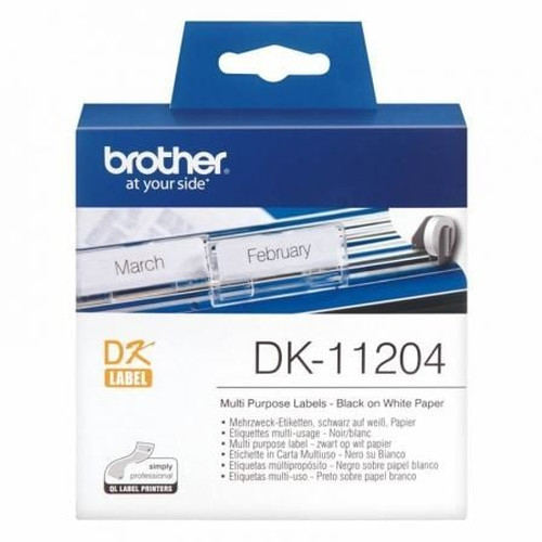 ROLLO ETIQUETAS BROTHER DK11204 17X54