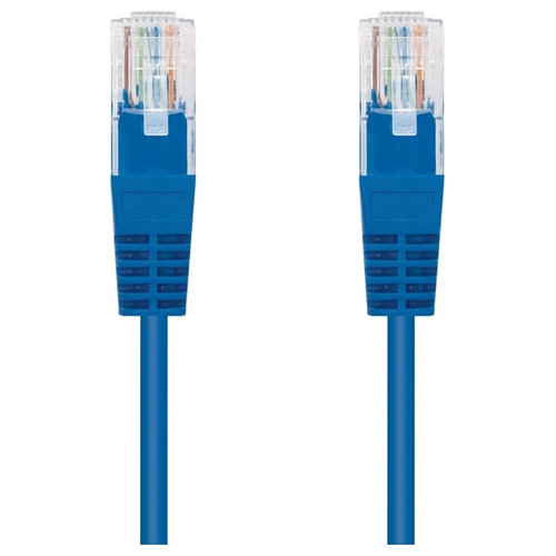 CABLE RED LATIGUILLO RJ45 CAT.6 UTP AWG24 AZUL 2.0 M