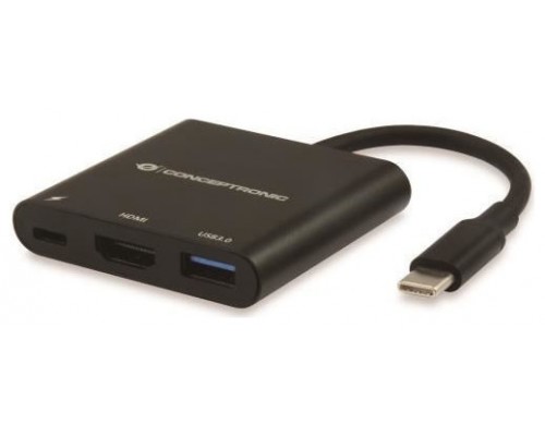 ADAPTADOR CONCEPTRONIC USB-C A HDMI Y USB 3.0