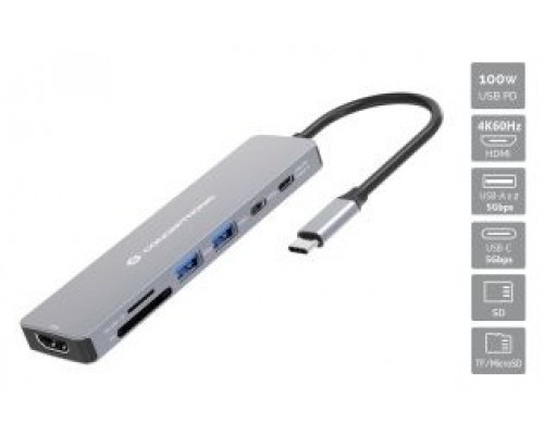 DOCKING USB-C  7-IN-1 CONCEPTRONIC DONN28G 1xHDMI 4K