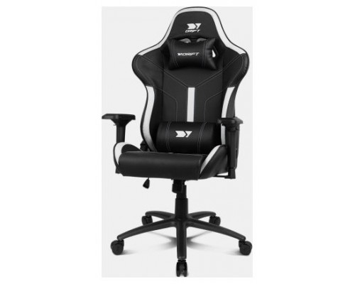 DRIFT DR350 Butaca para jugar Asiento acolchado Negro, Blanco