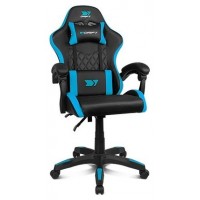 DRIFT DR35BL silla para videojuegos Silla para videojuegos de PC Asiento acolchado Negro, Azul