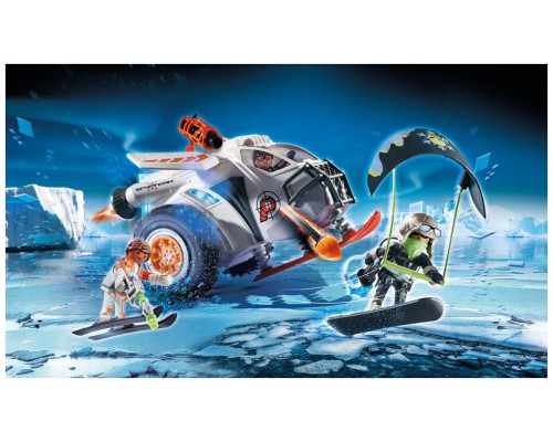 Playmobil espias spy team planeador nieve