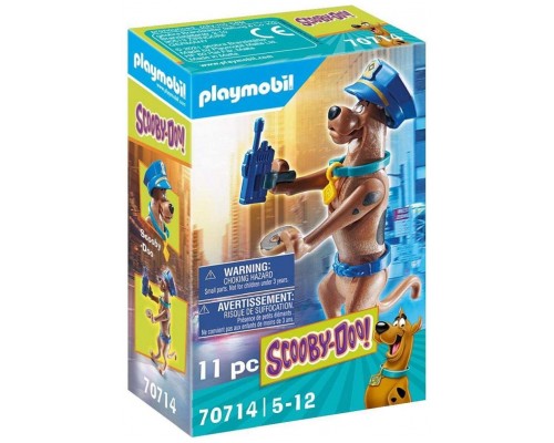 Playmobil scooby - doo! figura coleccionable policia