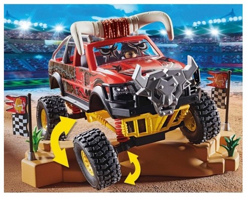 Playmobil stuntshow monster truck horned