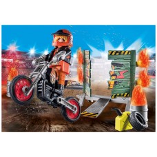 Playmobil starter pack stuntshow moto con