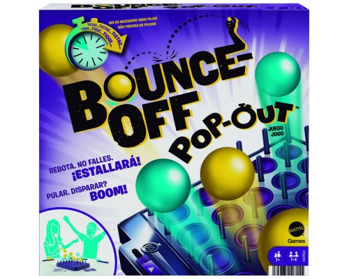 Juego mesa mattel bounce off pop - out!