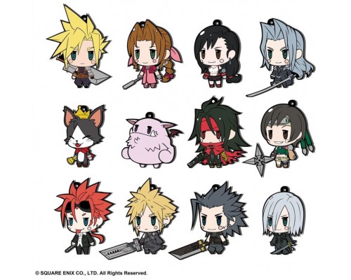 Set 12 colgantes goma square enix