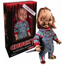 MUÑECO DIABÓLICO CHUCKY TAMAÑO REAL CON EFECTO DE SD TOYS REDSTRING MEZMEZ78003 (Espera 4 dias)