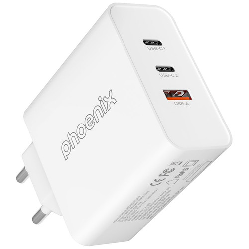 Cargador tipo c 65w gan phoenix