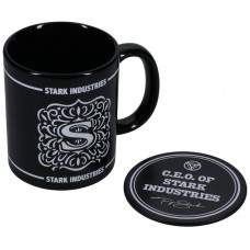 Taza + posavaso paladone stark industries