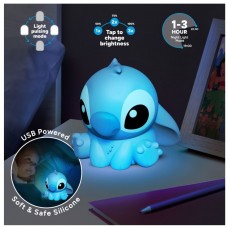 Lámpara silicona 3d paladone disney stitch