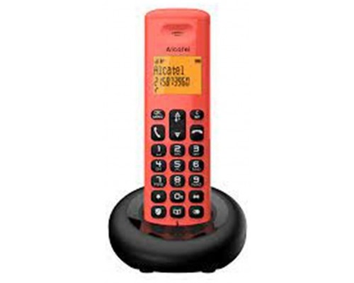 Telefono inalambrico alcatel dec e160 rojo