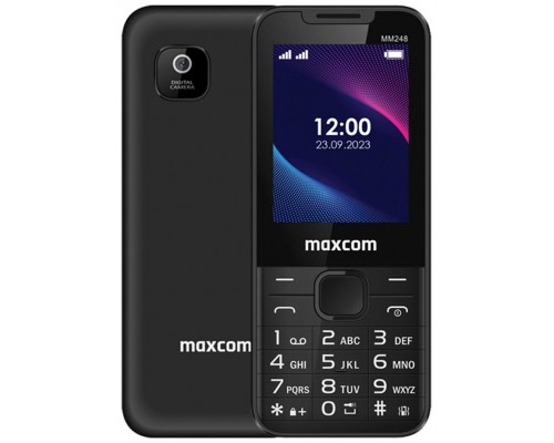 Telefono movil maxcom mm248 2.4pulgadas black