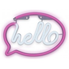 Lampara forever neon led hello pink