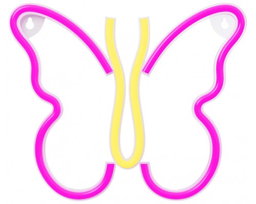 Lampara forever neon led butterfly pink