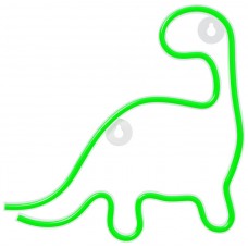 Lampara forever neon led dinosaur green