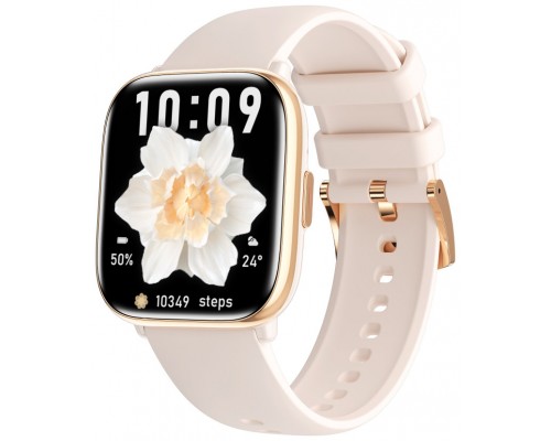 Reloj smartwatch myphone pastel gold cream