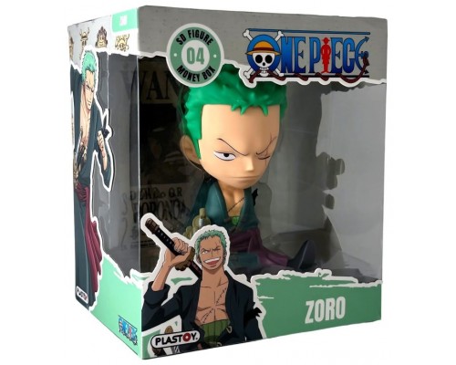 Figura hucha plastoy one piece zoro