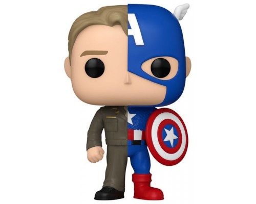 Funko pop marvel split steve rogers