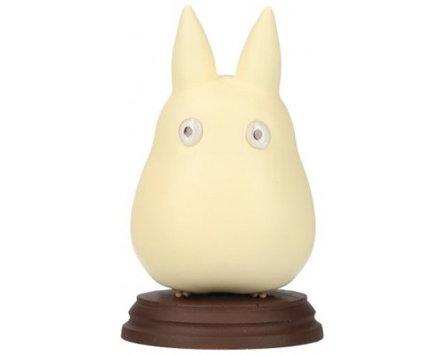 Totoro blanco sorprendido estatua 10 8