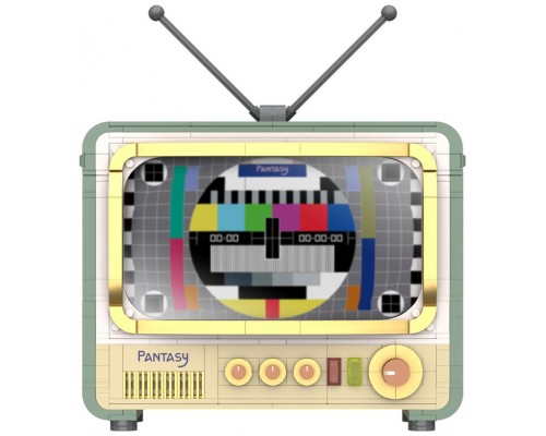 Maqueta retro tv set construccion joyside