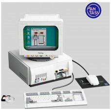 Maqueta retro computer set construccion joyside