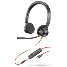 Auriculares poly estéreo blackwire 3325 con