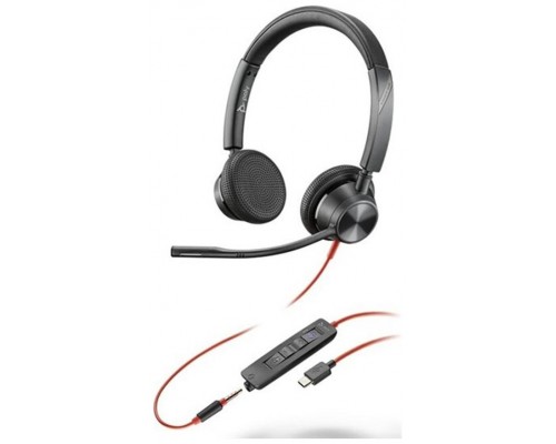 Auriculares poly estéreo blackwire 3325 con