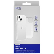 Carcasa myway apple iphone 14 transparente