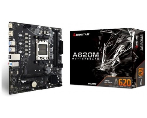 Placa base biostar a620ms am5 matx