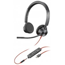 Auriculares poly blackwire 3325 negro