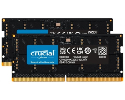 Memoria ram ddr5 64gb 2x32gb crucial