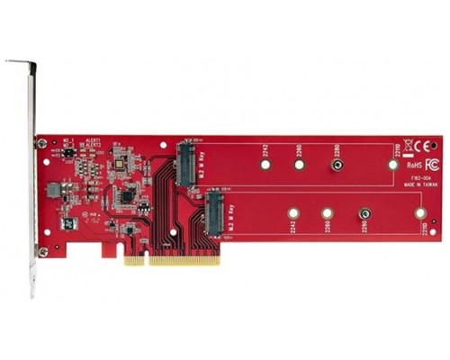 Tarjeta interfaz startech dual - m2 - pcie - card - b
