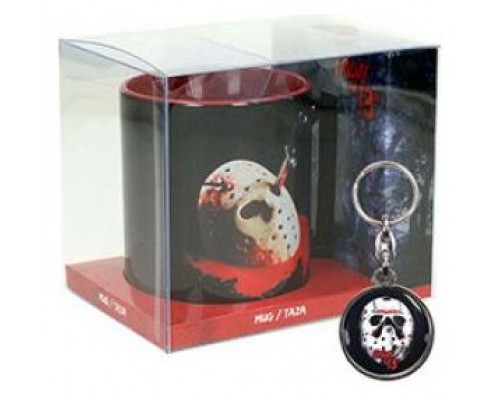 Poster mascara taza + regalo llavero