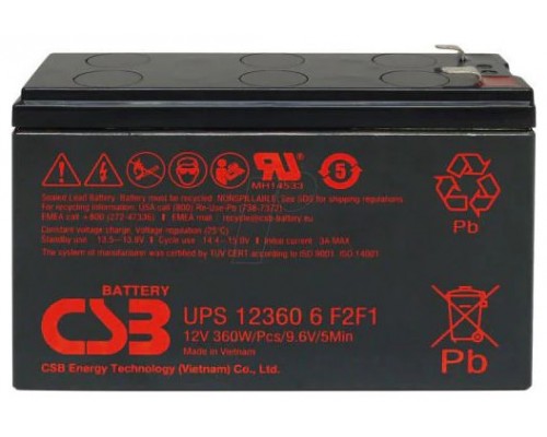 Bateria riello ups 12v 7ah slim
