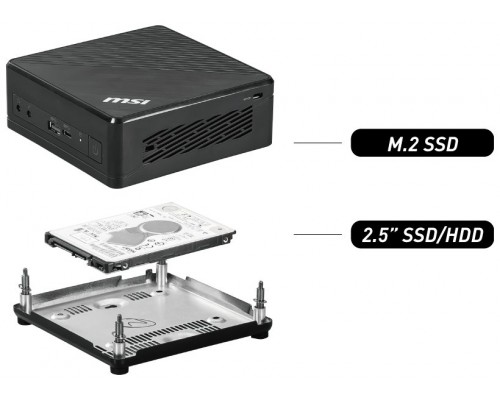 Adaptador hdd mini ordenador msi cubi