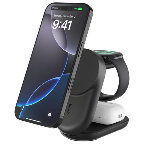 BASE DE CARGA BELKIN WIZ037KQBK ULTRACHARGE NEGRO-DN19 BASE DE CARGA BELKIN WIZ037KQBK ULTRACHARGE NEGRO