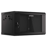 Armario rack phoenix 6u 600x450x368 auto - ensamblado