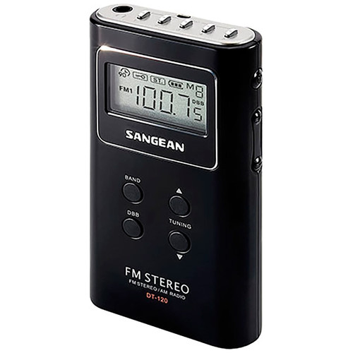 SANGEAN DT-120 NEGRO / RADIO PORT&Aacute;TIL