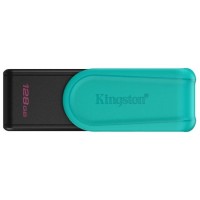 Kingston Technology DataTraveler 128GB Portable USB 3.2 Gen 1 Exodia S (Black/Turquoise)