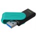 Kingston Technology DataTraveler 128GB Portable USB 3.2 Gen 1 Exodia S (Black/Turquoise)