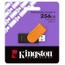 Kingston Technology DataTraveler 256GB Portable USB 3.2 Gen 1 Exodia S (Black/Orange)
