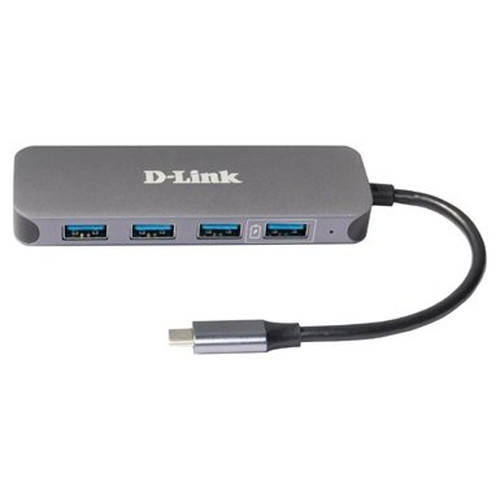 HUB USB-C D-LINK DUB-2340 A 3xUSB3.0 1xUSB-C PD 60W-DN9 HUB USB-C D-LINK DUB-2340 A 3xUSB3.0 1xUSB-C PD 60W