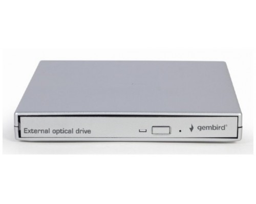 UNIDAD DE DVD USB EXTERNA GEMBIRD PLATA