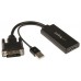 STARTECH ADAPTADOR DVI A HDMI CON AUDIO