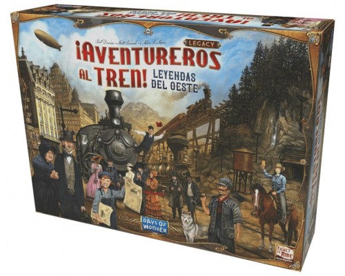 Juego mesa &iexcl;aventureros al tren! legacy
