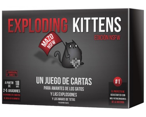 Juego mesa asmodee exploding kittens nsfw