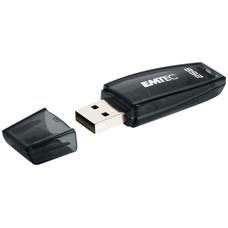 EMTEC C410 COLOR MIX NEGRO TRANSPARENTE / PENDRIVE 256GB USB-A 3.2